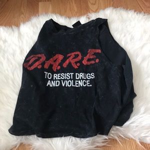 DARE graphic tank